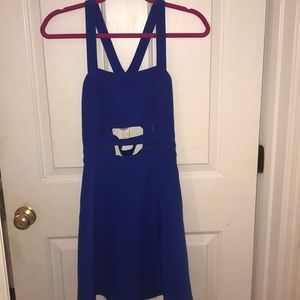 Express size 0 Royal Blue cocktail dress